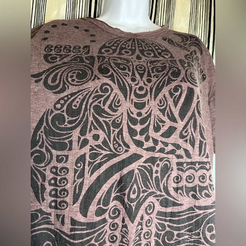 Purple and black Thailand, back to basics Ganesha T-shirt